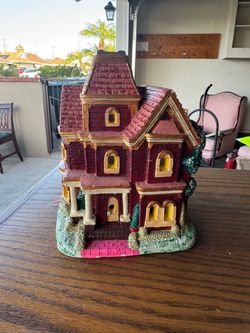 Victorian House Ceramic Village Figurine