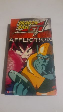 Dragon Ball GT Affliction VHS movie tape