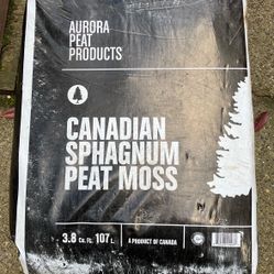 Aurora Peat Products Canadian Sphagnum Peat Moss – 3.8 cu. ft. 107 L.