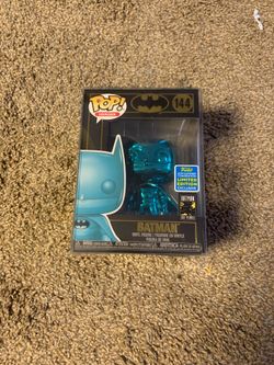 Metallic blue Batman
