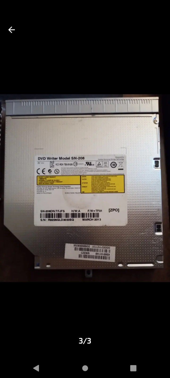 Toshiba Laptop Internals 