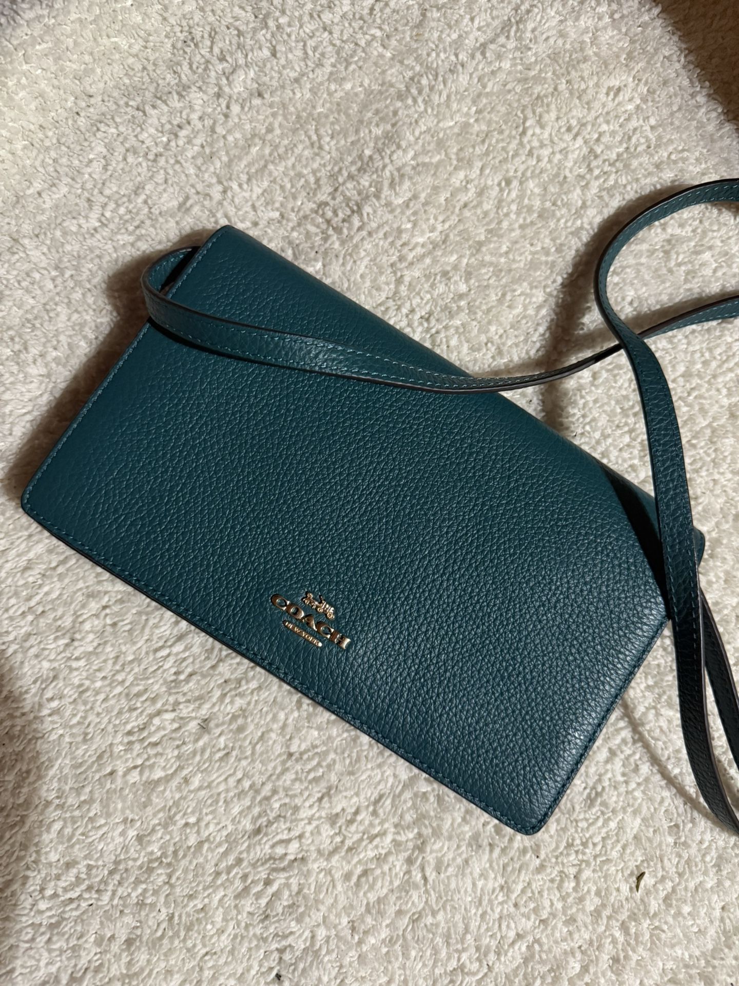 Coach Cross Body Bag (dark teal)