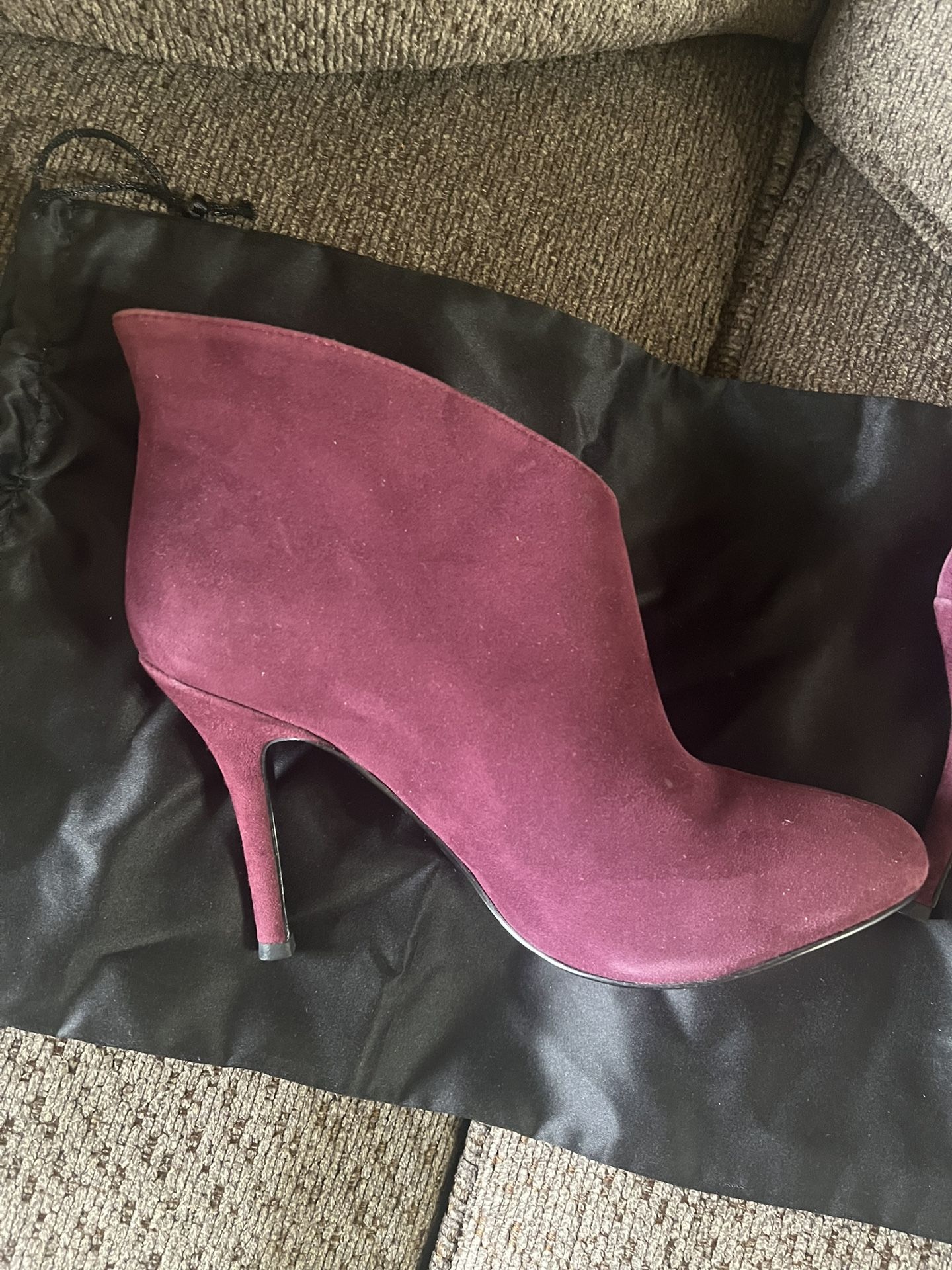 Stiletto purple Heel boots