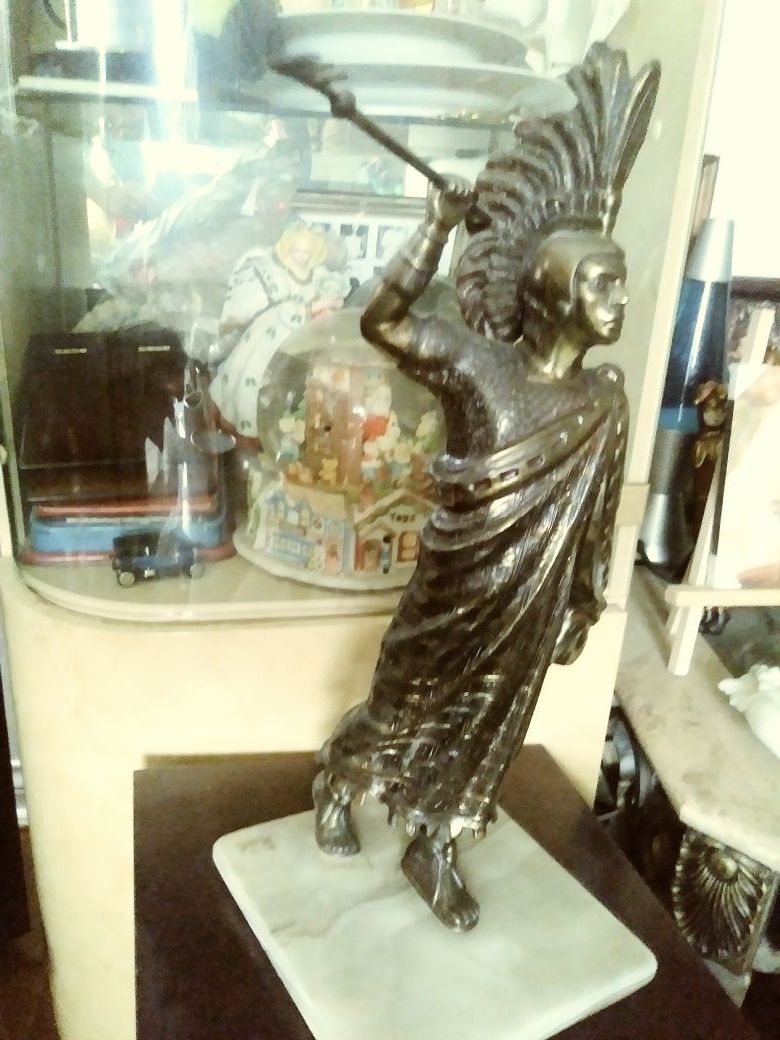 Warrior statue make a offer