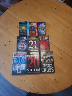 James Patterson book lot of 9