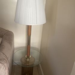 Glass Table Lamp