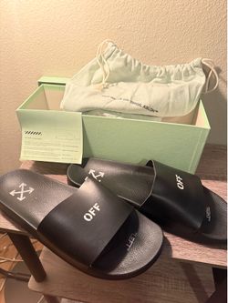 Off-White Slides - Black SS18