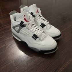 Jordan 4 White Cement