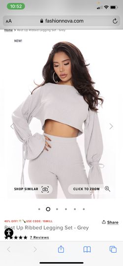 Fashion nova legging set