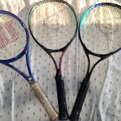 Wilson & Dunlop Tennis Rackets 