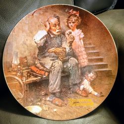 Norman Rockwell “The Cobbler” Collector Plate – Knowles Rockwell Heritage, 1978