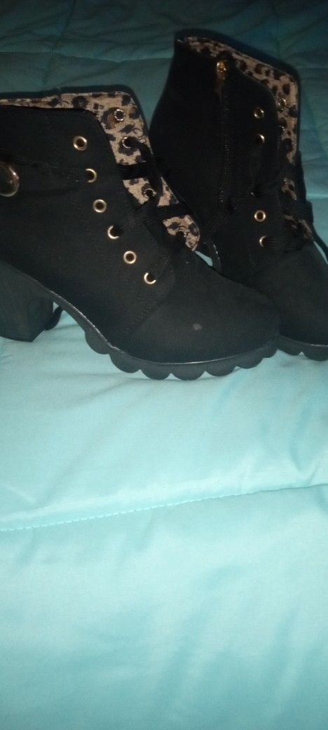 Love These Boots Black Tall Heel