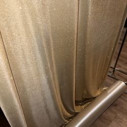 Gold Glitter Fabric Roll