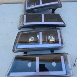 03-06 Chevrolet Silverado Avalanche LED DRL Headlights Luces Micas Calaveras Faros Faroles Focos Headlamps Chevy 