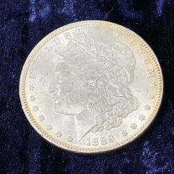 1889 BU Morgan Silver Dollar 