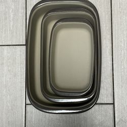 NEW Pampered Chef Glazed Baking Pans All 3