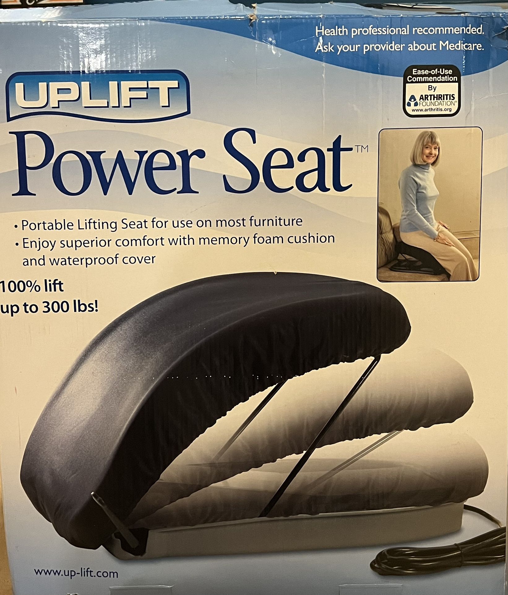 Power Assist Lift Seat - Uplift Power Seat - Like New!