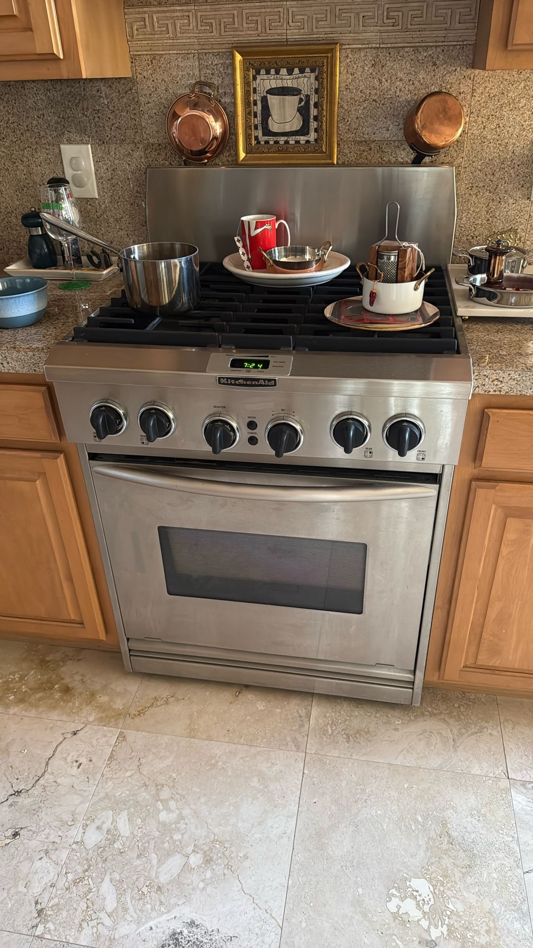 Kitchen Aide Stainless Range