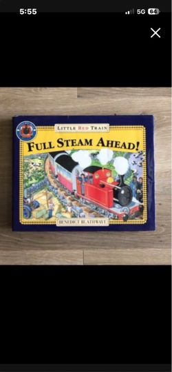 NEW Full Steam Ahead Train Hardcover Kids Children Story Book Storybook