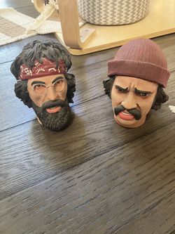 Cheech And Chong Stash Jar Heads 
