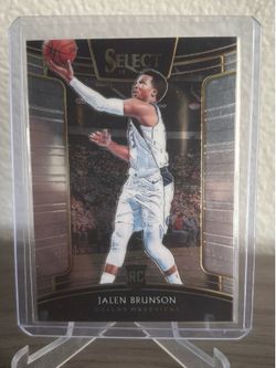 JALEN BRUNSON 2018-19 Panini Select ROOKIE RC Concourse #8 - KNICKS
