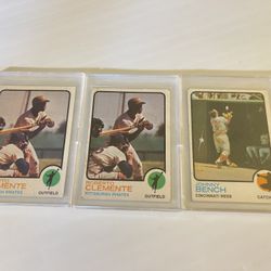 Roberto Clemente & Johnny Bench 1972