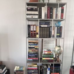 Stainless Steel Etagere Bookcase