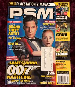 PSM Playstation 2 Video Game Magazine Back Issue #60 July 2002