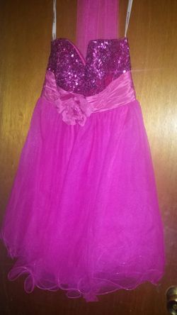 Pink prom dress