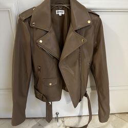 Superdown Leather Jacket, S