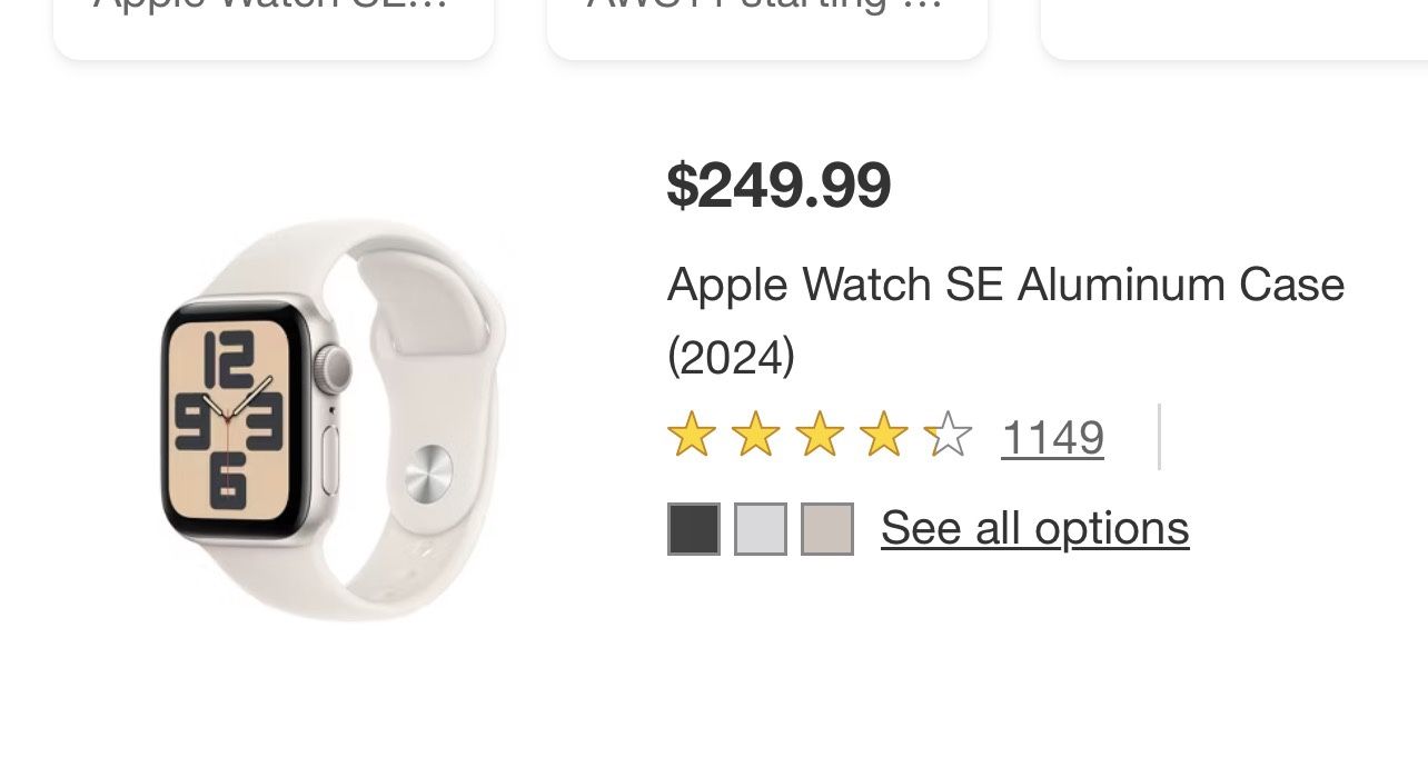 Apple Watch SE 2nd Gen W Cellular