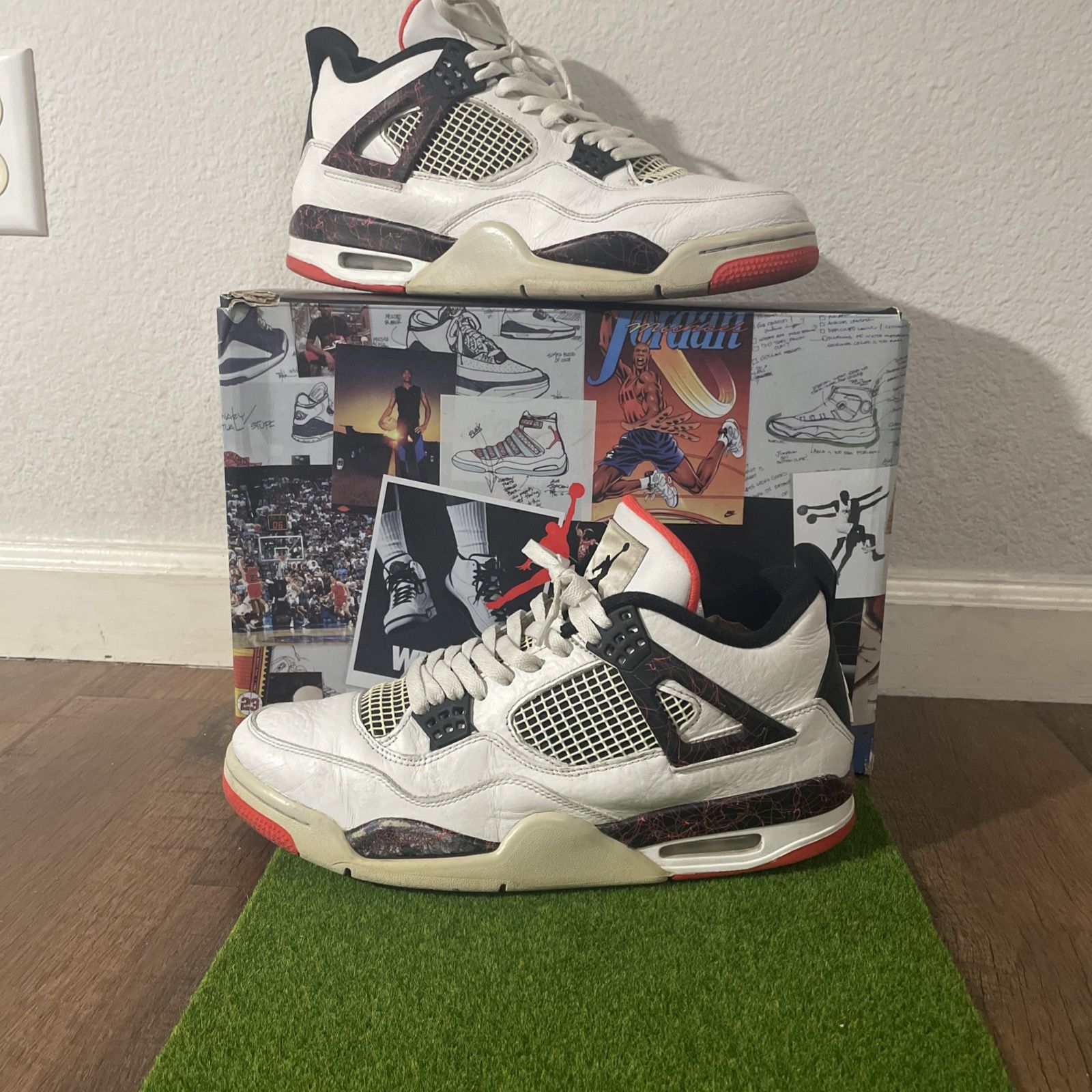 Size Jordan Retro Pale Citron, Bright Crimson In Good