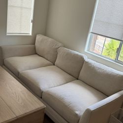 Living Space Japandi 93 Sofa With Washable Covers 