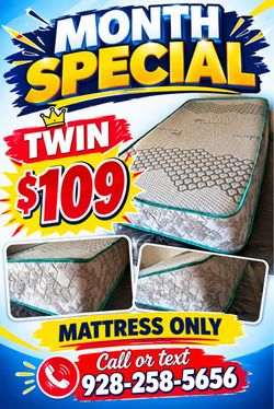 Twin mattress 109
