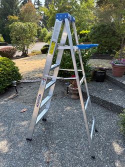 6 foot Werner Aluminum Step Ladder