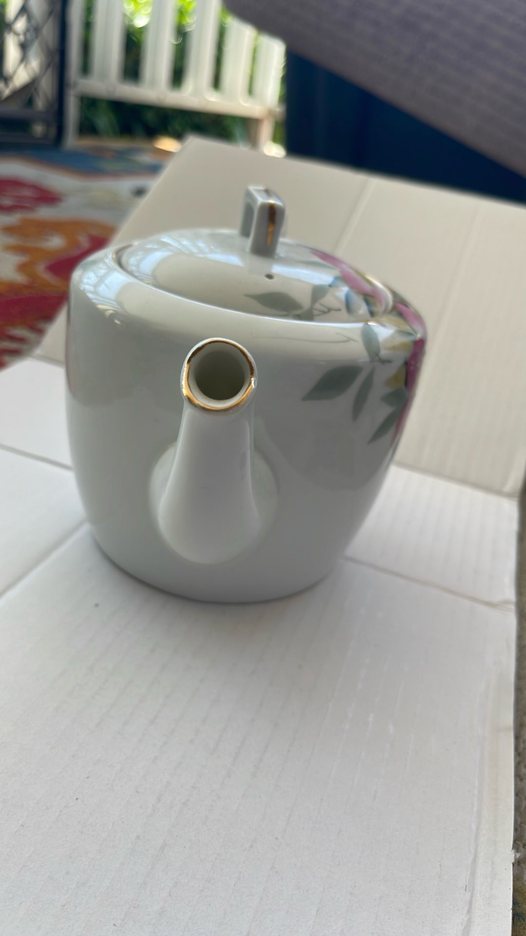Noritake M Japan Vintage 19322 AZALEA 3 Cup Teapot w/ Lid