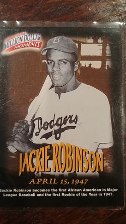 Fleer '97-'98 "million dollar moments" Jackie Robinson