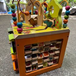 Zany Zoo - Wooden Activity Cube