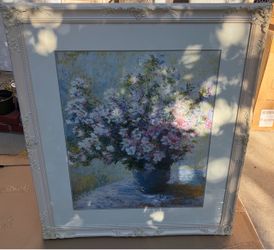 3 Monet vase of flowers