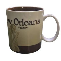 Starbucks New Orleans Mug Jazz Musician Coffee Cup City Collectors Global