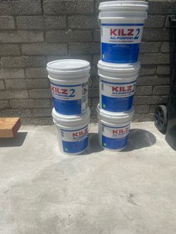 Kilz All Purpose  Primer Interior/ Exterior 8 Buckets $80 Each