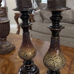 Candle Holder W/ Candles / 
