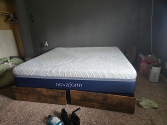 Standard king bed and frame