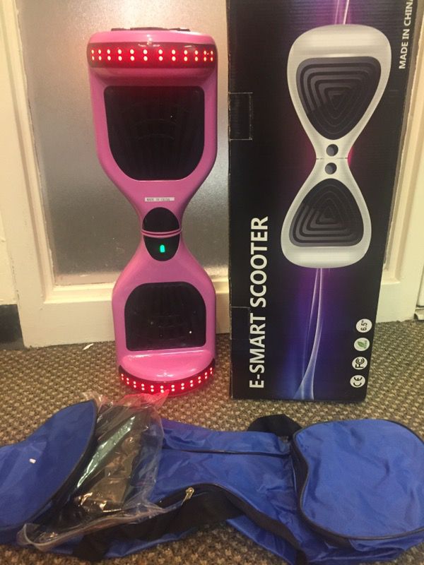 New pink Bluetooth Hoverboard with bag
