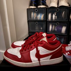 Jordan 1 Low Cardinal Red Sz 11