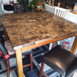 Big Tall Marble Table 💪😎☕