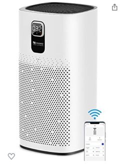 New Proscenic A9 Air Purifier for Home Large Room with H13 HEPA Filter, Up to 2,904 Sq Ft per Hour, APP Smart Control, Alexa
