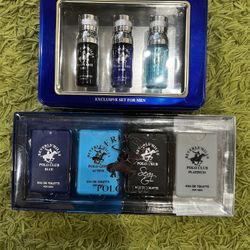 BRAND NEW Beverly Hills Exclusive Polo Club Cologne 7-piece Gift Set Bundle