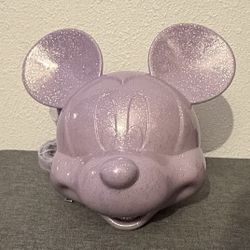 Mickey Mouse Molded Loungefly Bag 2025 Disney Parks Purple Mickey Head Purse