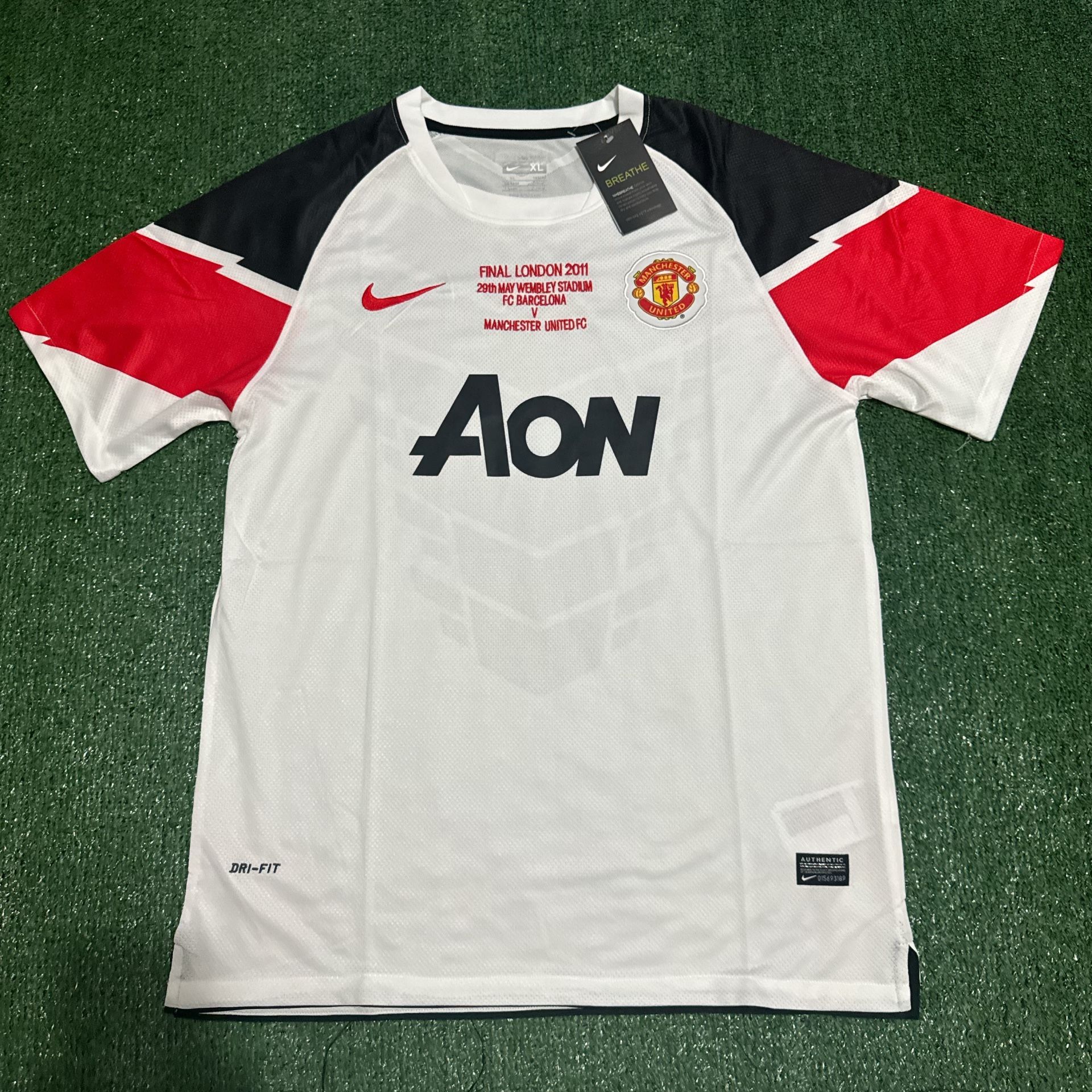 Retro Manchester United Jersey Final 2011